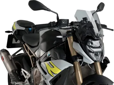 Image de PUIG naked sport screen smoked clear ABE approved for Bmw