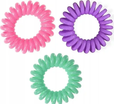 Immagine prodotto di Elastici per capelli in silicone, 4 pezzi, colore, piume