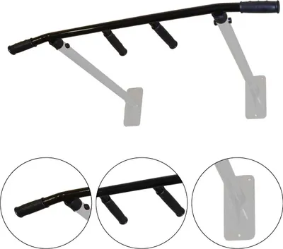 Produktbild von Strong Klimmzugstange weiß, Klimmzugstange mit vielen Griffmöglichkeiten, bis 120 kg