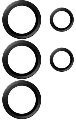Produktbild von PanzerGlass ® Hoops® Kameraschutz Schwarz Samsung Galaxy S26 Ultra, Samsung, Samsung - Galaxy S26 Ultra, Trockene Anwendung, Kratzresistent, Schockresistent, Schwarz, 1 Stück(e)