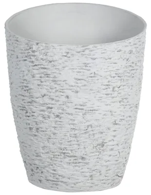 Obrázek produktu pro BELIANI Květináč šedý 44 x 58 cm kamenná směs štíhlého tvaru kulatý moderní design