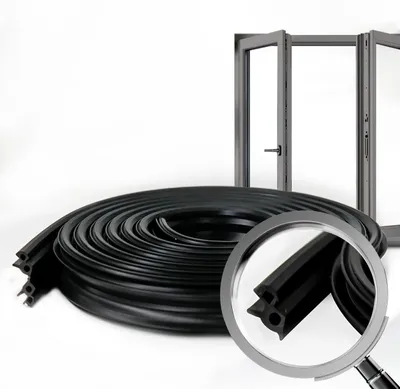 Immagine prodotto di Profilo in gomma per finestre in PVC e alluminio, per isolamento e sigillatura, 5 metri