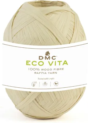 Produktbild von DMC Eco Vita Raffia – umweltfreundliches Garn aus 100 % Holzfasern (Farbe 32)