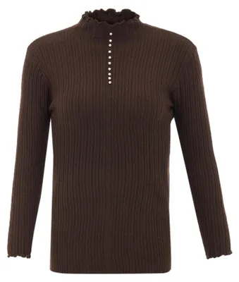 Immagine prodotto di Maglione lavorato a maglia LUREA da donna - Beige, XS/S