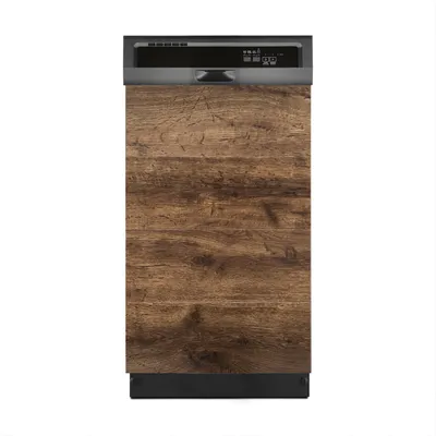 Produktbild von Aufkleber sticker 45x70 cm Dekorative folie Spülmaschine - Dunkle Holz