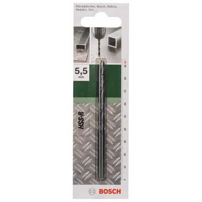 Produktbild von Bosch Metallbohrer HSS-R DIN 338 5,5x57x93 2609255012