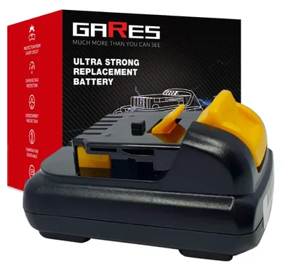 Obrázek produktu pro GARES Akumulátor Baterie pro Dewalt DCB127-2 DCB125-XJ DCB121-2 | 12 V 2Ah | Zesílená série High-Performance | Vysoký výkon |