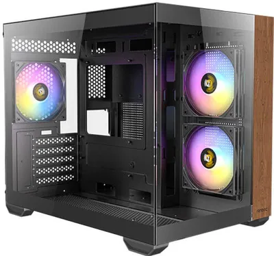 Obrázok produktu pre Antec CX600M, Midi Tower, PC, Čierna, Drevo, ITX, micro ATX, Sklo, Oceľ, Drevo, Hranie
