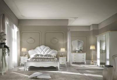 Produktbild von Schlafzimmer Set Barock Rokoko Bett Nachttisch Kommode Bett Möbel 6tlg. Neu