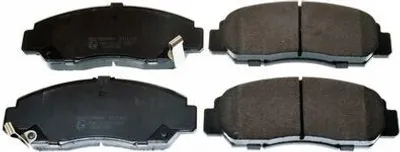 Produktbild von DENCKERMANN Bremsbeläge Satz Vorne Bremsklötze für HONDA CIVIC VII Hatchback (EU, EP, EV) B111165