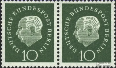 Produktbild von Briefmarken Berlin (West) 1959 Mi 183wP waagerechtes Paar postfrisch Heuss