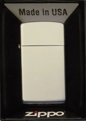 Obrázek produktu pro Zapalovač ZIPPO SATIN FINISH SLIM 60001179