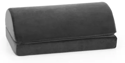 Zdjęcie produktu dla hjh OFFICE Podnóżek biurowy, podnóżek do biurka Podi Velvet 1 – podnóżek ergonomiczny, regulowany, antypoślizgowy