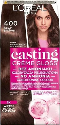 Produktbild von Haarfarbe L'Oreal Casting Creme Gloss 400 Brasilianisches Braun