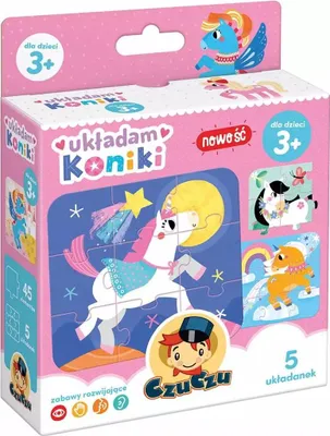 Immagine prodotto di Set di cavalli creativi CzuCzu - Crea, impila e divertiti! Il gioco perfetto per lo sviluppo del bambino!