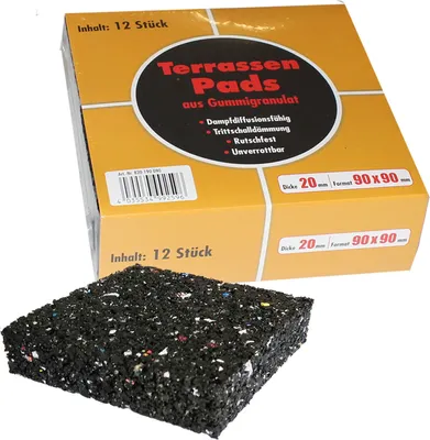 Image de 12x ferax Terrassepad 20 x 90 x 90mm