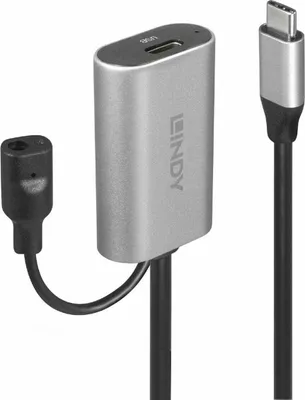 Produktbild von Lindy 43271, 5 m, USB C, USB C, USB 3.2 Gen 1 (3.1 Gen 1), 5 Gbit/s, Schwarz