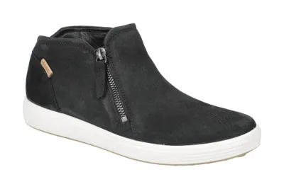 Image de Ecco SOFT 7 WOMEN Chaussures dames - mocassins confortables - chaussures basses noires NEUF