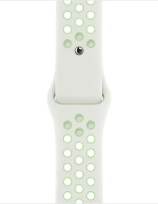Produktbild von Apple MG3T3ZM/A Intelligentes tragbares Accessoire Band Grün, Weiß Fluor-Elastomer