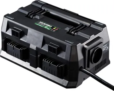Produktbild von Hikoki Akku-4-fach-Ladegerät UC18YTSL - Aufladegerät für 14,4V / 18V / Multivolt mit LED Anzeige