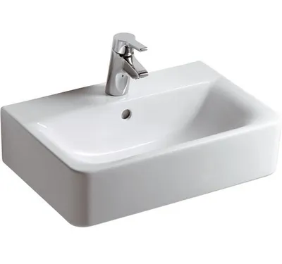 Obrázok produktu pre Klasické umývadlo Ideal Standard Connect sanitárna keramika biela 55 x 37,5 x 17,5 cm E714001