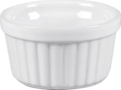Zdjęcie produktu dla Naczynie do ragout z kamionki "Prisma", Ø 9 cm, wys. 5 cm, białe (1 szt.)