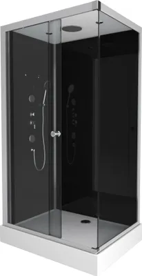 Image de Cabine de douche rectangle 110 x 80 x 215cm - RAVEN