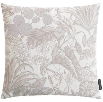 Produktbild von Outdoor Kissenhülle - 50 x 50 cm - Beige - Weiß - Polyacryl - wasserabweisend
