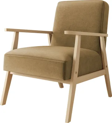 Produktbild von MIRJAN24 Sessel Runoya, Wohnzimmersessel vom Hersteller, Vintage Relaxsessel, Polstersessel (Farbe: Magic Velvet 2206)