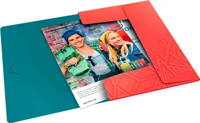 Productafbeelding van Leitz CARPETA SOLAP. URBAN CHIC, polypropyleen, A4, rood - Verpakking van 10 stuks