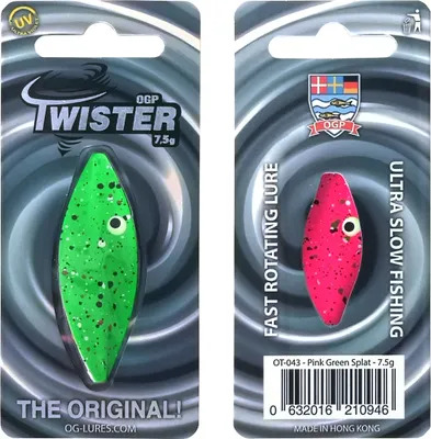 Produktbild von OGP Spoon Twister 7.5g Pink Green Splat