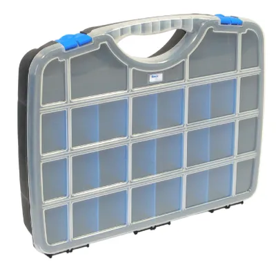 Produktbild von Tayg Sortimentskasten Basic Box 02, 388 x 290 x 61 mm, bis zu 26 Fächer, schwarz