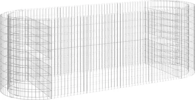 Produktbild von vidaXL Gabionen-Hochbeet Verzinktes Eisen 300x100x100 cm