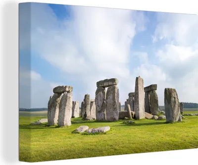 Obrázek produktu pro OneMillionCanvasses® - Výtisky na plátně - 140x90 cm, Stonehenge v Anglii, nástěnné umění tisk nástěnné dekorace