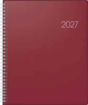Immagine prodotto di 2027 Calendario da tavolo "BRUNNEN" 21x26 cm, 2 pagine per giorno, con pellicola protettiva