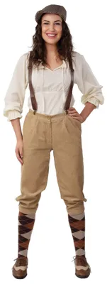 Produktbild von Knickerbockerhose Cord beige 20er Jahre, Groesse:40/42