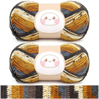 Produktbild von Strickwolle Farbverlauf 200g 8-fädig Acryl 320m für Häkeln & Stricken