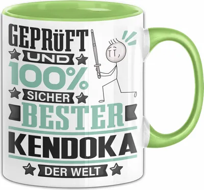 Produktbild von Kendoka Geschenk Lustiger Spruch für Kendoka Geschenkidee Bester Kendoka Der Welt (Grün)