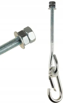 Produktbild von Hängesessel Aufhängung M10 FEINZ Stabiler Karabiner Ideal Für Garten Und Balkon Schwarz