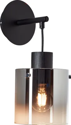 Produktbild von Wandlampe, 34 x 15 x 20 cm, E27, max. 52 W, Metall/Glas