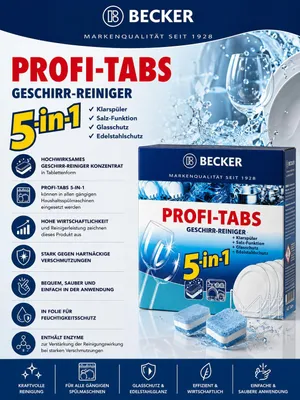 Produktbild von Profi-Tabs 5in1 von Becker