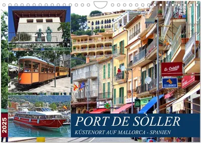 Produktbild von Port de Sóller - Küstenort auf Mallorca (Wandkalender 2025 DIN A4 quer), CALVENDO Monatskalender