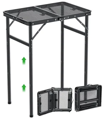 Productafbeelding van Opvouwbare grilltabel voor camping en tuin, met verstelbare hoogte