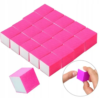 Produktbild von Maxim Polierblock Mini 25 Stück Profi Nagelfeile Pink