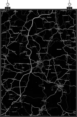 Produktbild von Mr. & Mrs. Panda Bild Pegnitz DIN A2 - Geschenk, Wandbild, Plakat, Posterdruck, wanddeko, Stadt, drucke, Dorf Karte Landkarte Map Stadtplan