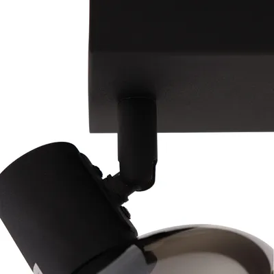 Produktbild von Olucia - SKIP - Deckenleuchte - Grau / Schwarz - 4 Lampen