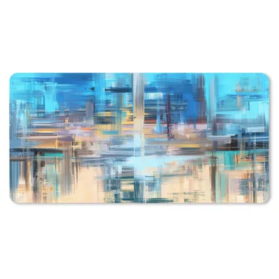 Produktbild von MuchoWow® Schreibtischunterlage Ölfarbe - Abstrakt - Malerei 80x40 cm - XXL Mauspad - Gaming Mauspad