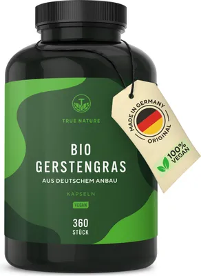 Produktbild von Gerstengras 360 Kapseln 500mg 3.000mg hochdosiert pro Tagesdosis Deutscher