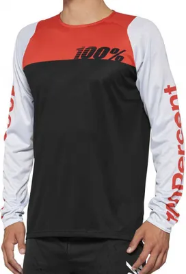 Produktbild von 100percent R-core Langarm Enduro Trikot Schwarz M Mann Schwarz M