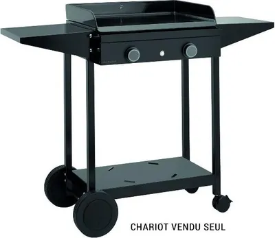 Produktbild von Forge Adour CHOA 60, Gerade, Wagen, Schwarz, Rechteckig, Stahl, 2 Rad/Räder